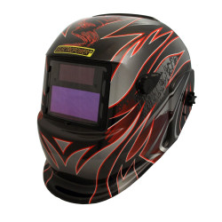 Masque de soudage - cagoule de soudure électronique motif FLAMME