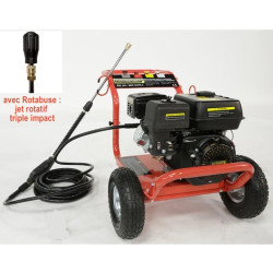 Pack nettoyeur haute pression 5.5 CV + Rotabuse