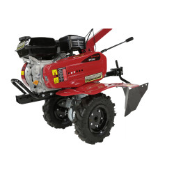 Motobineuse / Motoculteur 196 CC - Largeur de travail 75 cm - 6 fraises / roues agraires / contrepoids 16 kg inclus