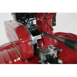 Motobineuse / Motoculteur 196 CC - Largeur de travail 75 cm - 6 fraises / roues agraires / contrepoids 16 kg inclus