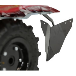 Motobineuse / Motoculteur 196 CC - Largeur de travail 75 cm - 6 fraises / roues agraires / contrepoids 16 kg inclus