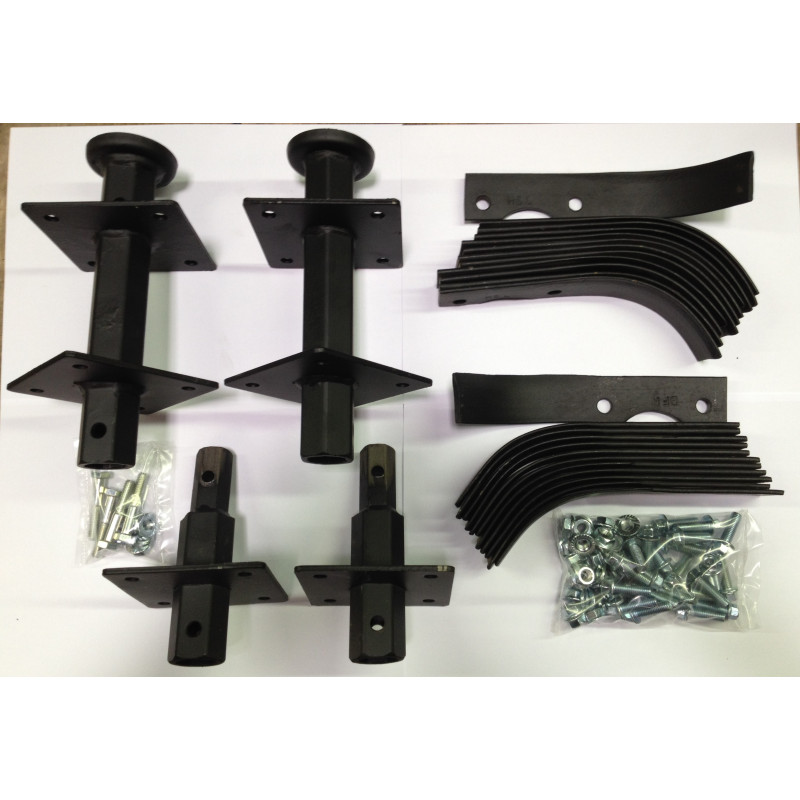 Jeu de 6 fraises pour motobineuse, motoculteur