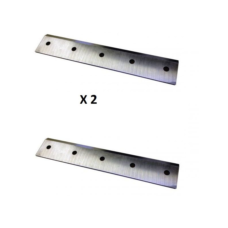 Lames réversibles pour broyeur 15 CV - Lot de 2