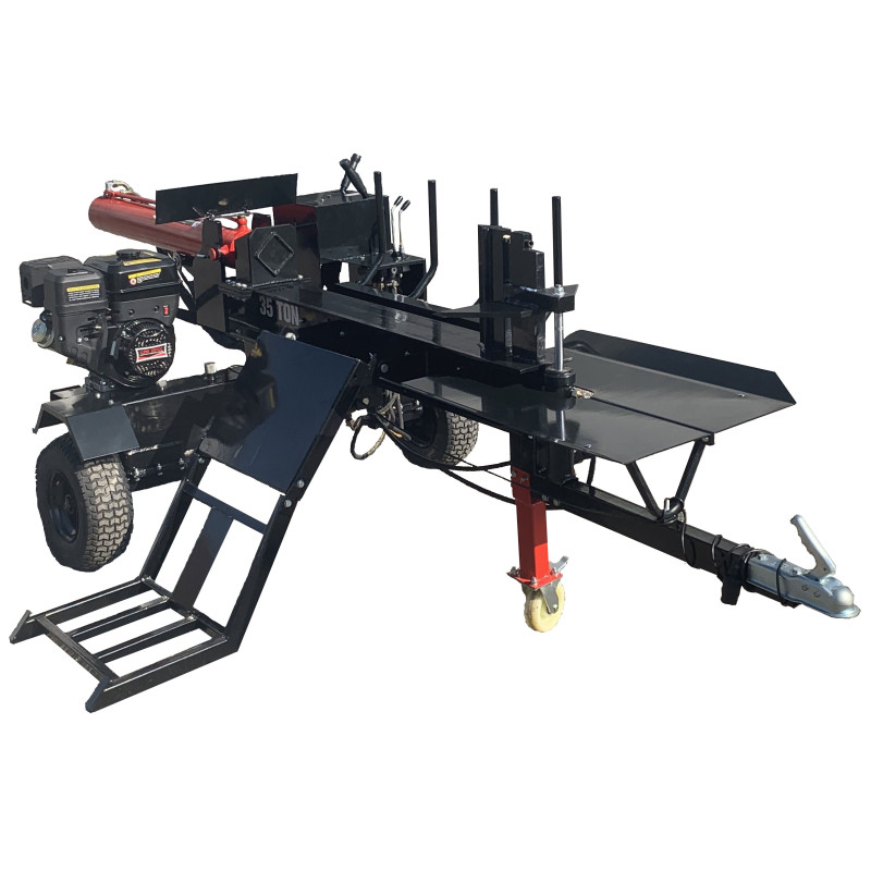 fendeur de bûches  35 tonnes à moteur thermique